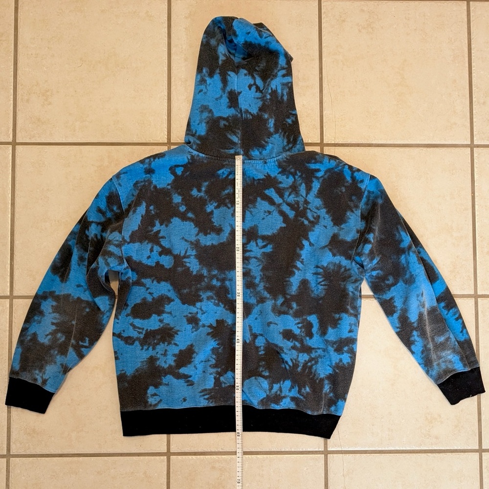 The Beatles Yellow Submarine Blue and Black Tie Dye Hoodie - Picture 8 of 10